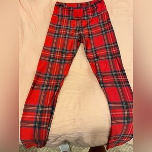 CHRISTMAS PLAID LEGGINGS